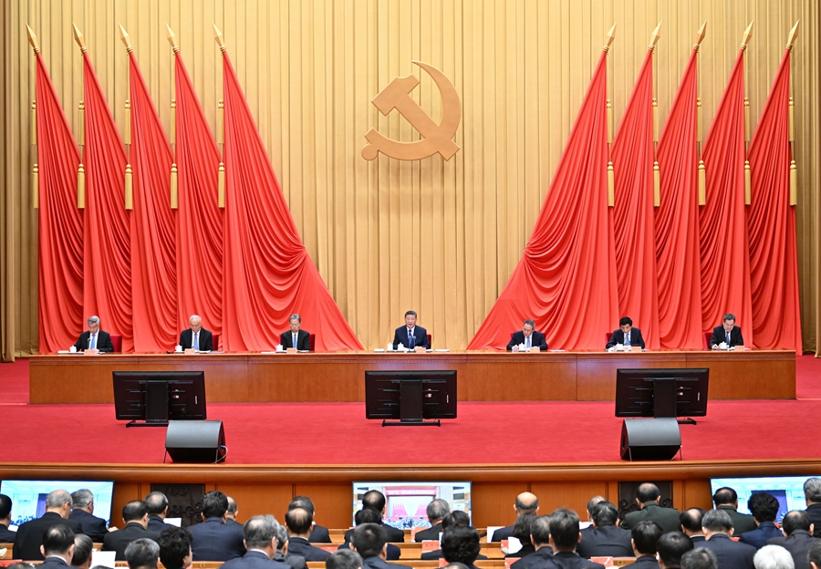 ??1月6日，中共中央總書記、國家主席、中央軍委主席習(xí)近平在中國共產(chǎn)黨第二十屆中央紀(jì)律檢查委員會(huì)第四次全體會(huì)議上發(fā)表重要講話。李強(qiáng)、趙樂際、王滬寧、蔡奇、丁薛祥、李希出席會(huì)議。